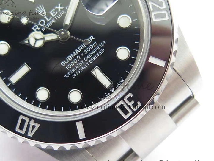 0407 Packable Submariner 41mm 126610 LN BP Maker Black Dial on SS Bracelet A 2612